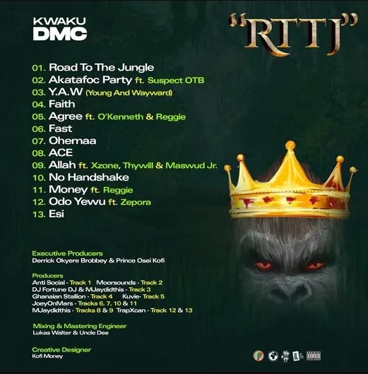Kwaku DMC – Road To The Jungle (Full Album) Tracklist